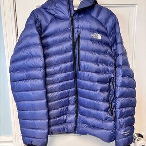 The North Face Mens Vibrant Blue Puffer Coat